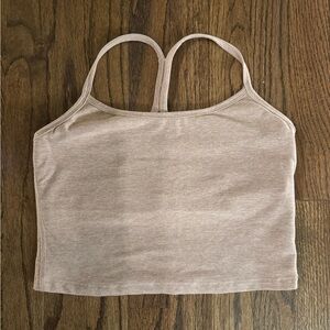 Beyond Yoga size M tan athletic top
